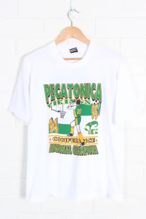 1995 Vintage Pecatonica Regional Champions Basketball Single Stitch Tee (XL)