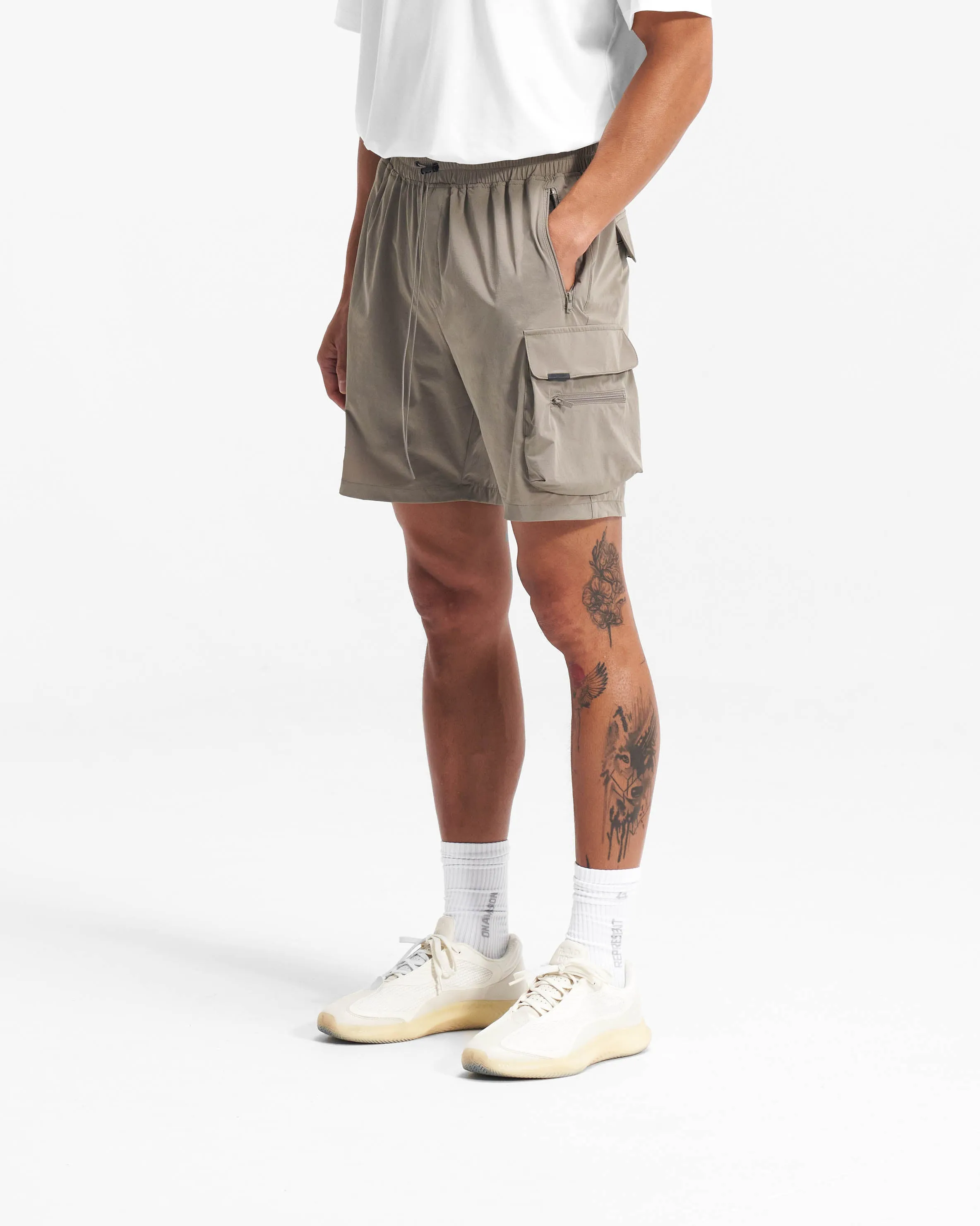 247 Shorts - Taupe