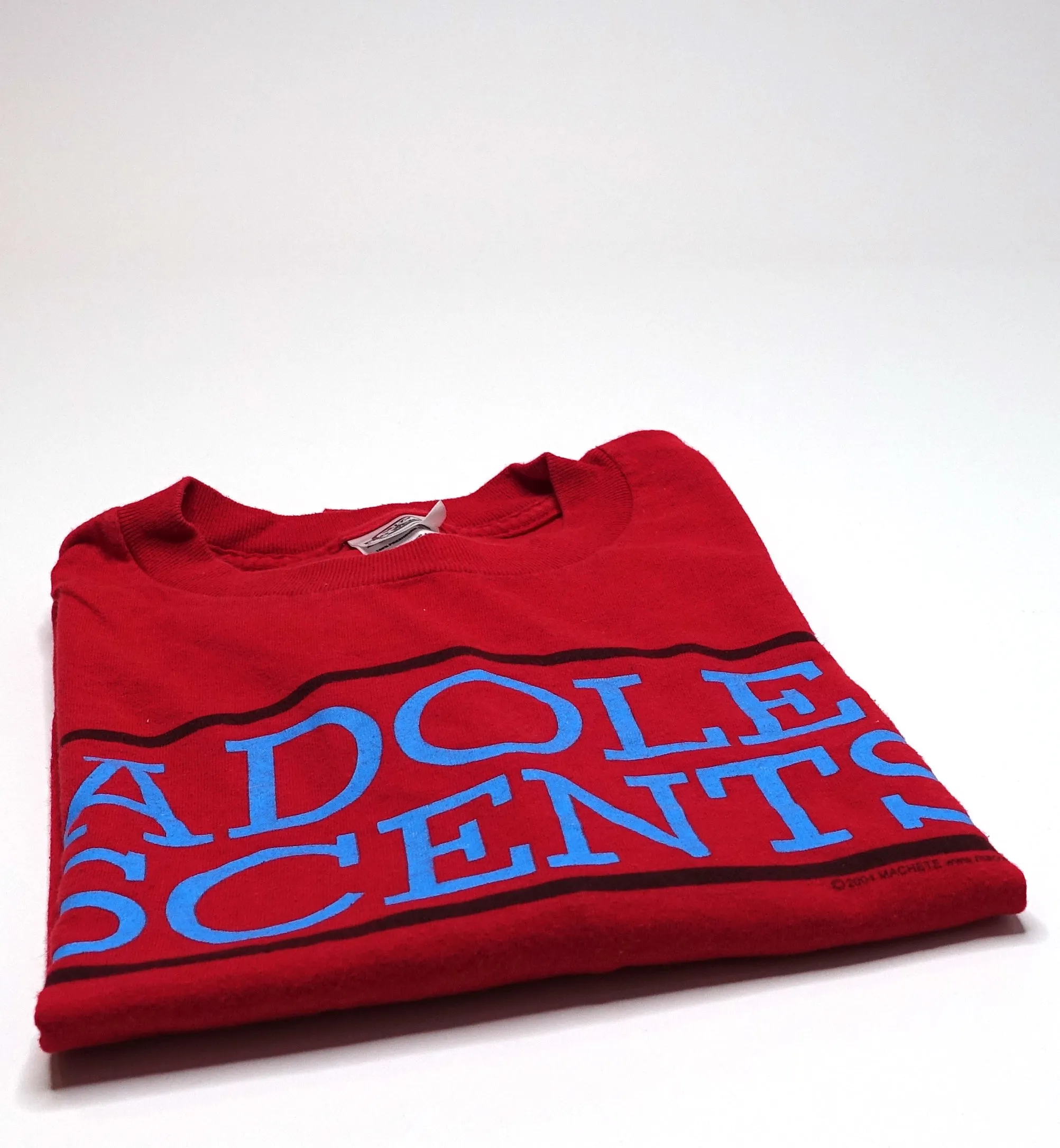 Adolescents - Bars Logo (Red) Tour Shirt Size Large