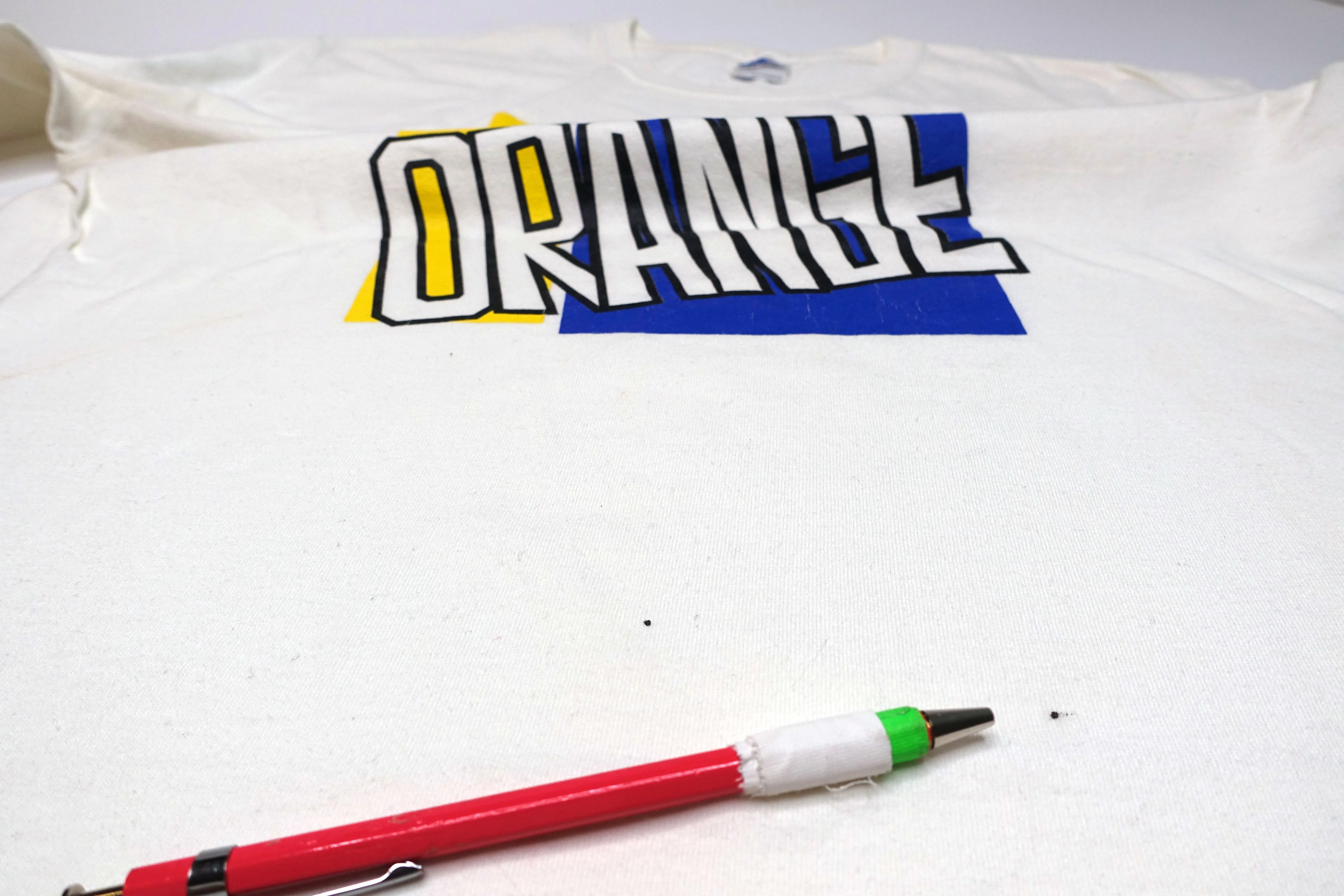 Agent Orange - Colored Crooked Logo 00's Shirt Size Large