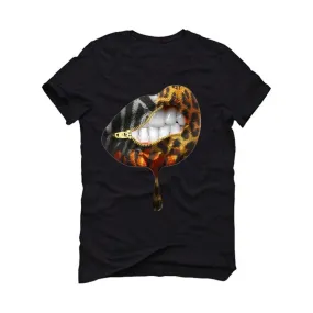 Air Jordan 3 ANIMAL Black T-Shirt (LIPS UNSEALED)