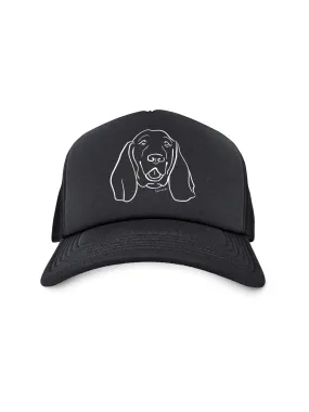 Basset Hound Foam Trucker Cap