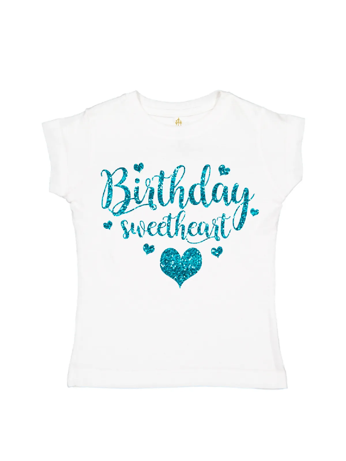 Birthday Sweetheart Girls Shirts - White, Peach, & Green