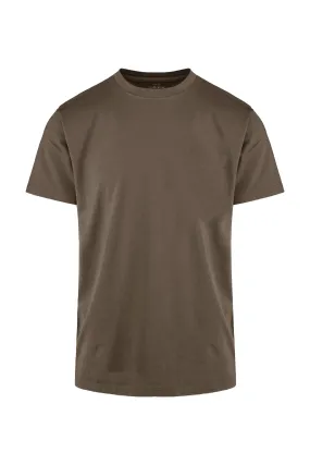 Bomboogie Men's crew-neck t-shirt in slub cotton TM7903TJSSG 189 bison