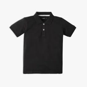 Boy's Relaxed Fit Solid Polo T-Shirt