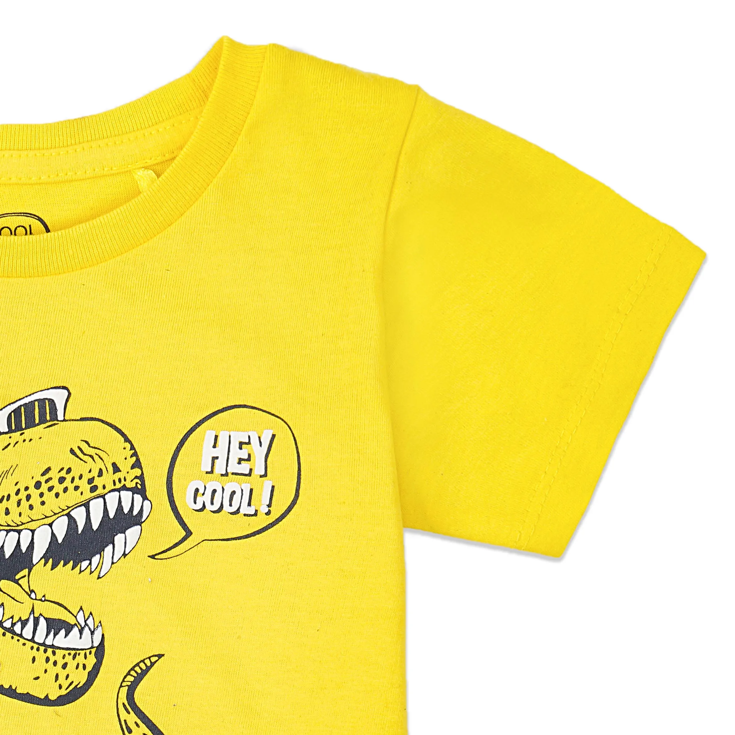 C1526 CCL Hey Cool Dino Yellow T-Shirts