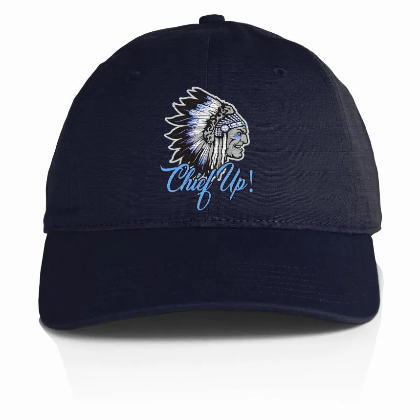 Chief Up - Navy Blue Dad Hat