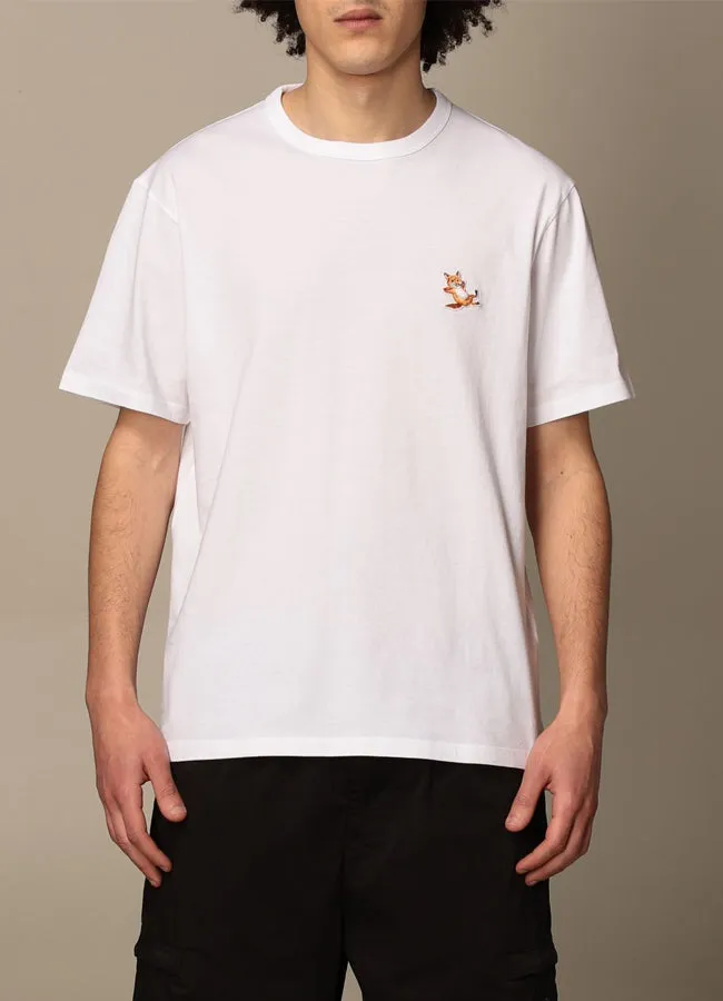 Chillax Fox Patch Classic Tee-Shirt