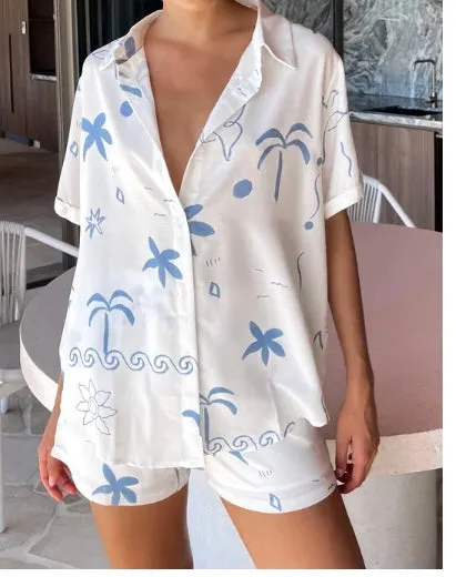 COASTAL BREEZE shirt and shorts set