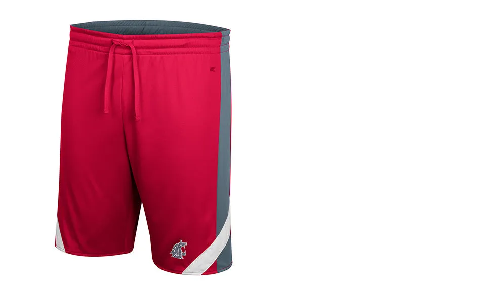 Colosseum Youth Crimson and Gray Reversible Shorts