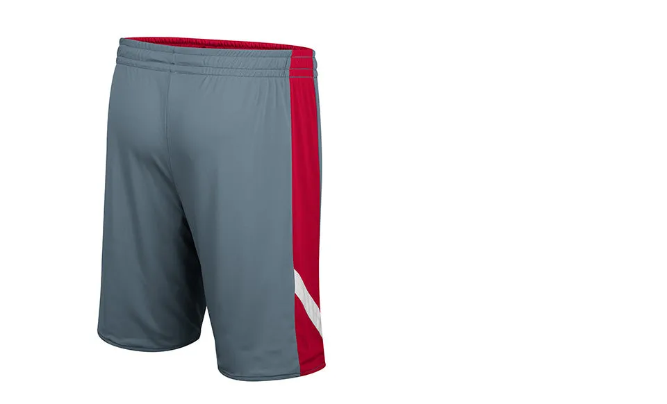 Colosseum Youth Crimson and Gray Reversible Shorts