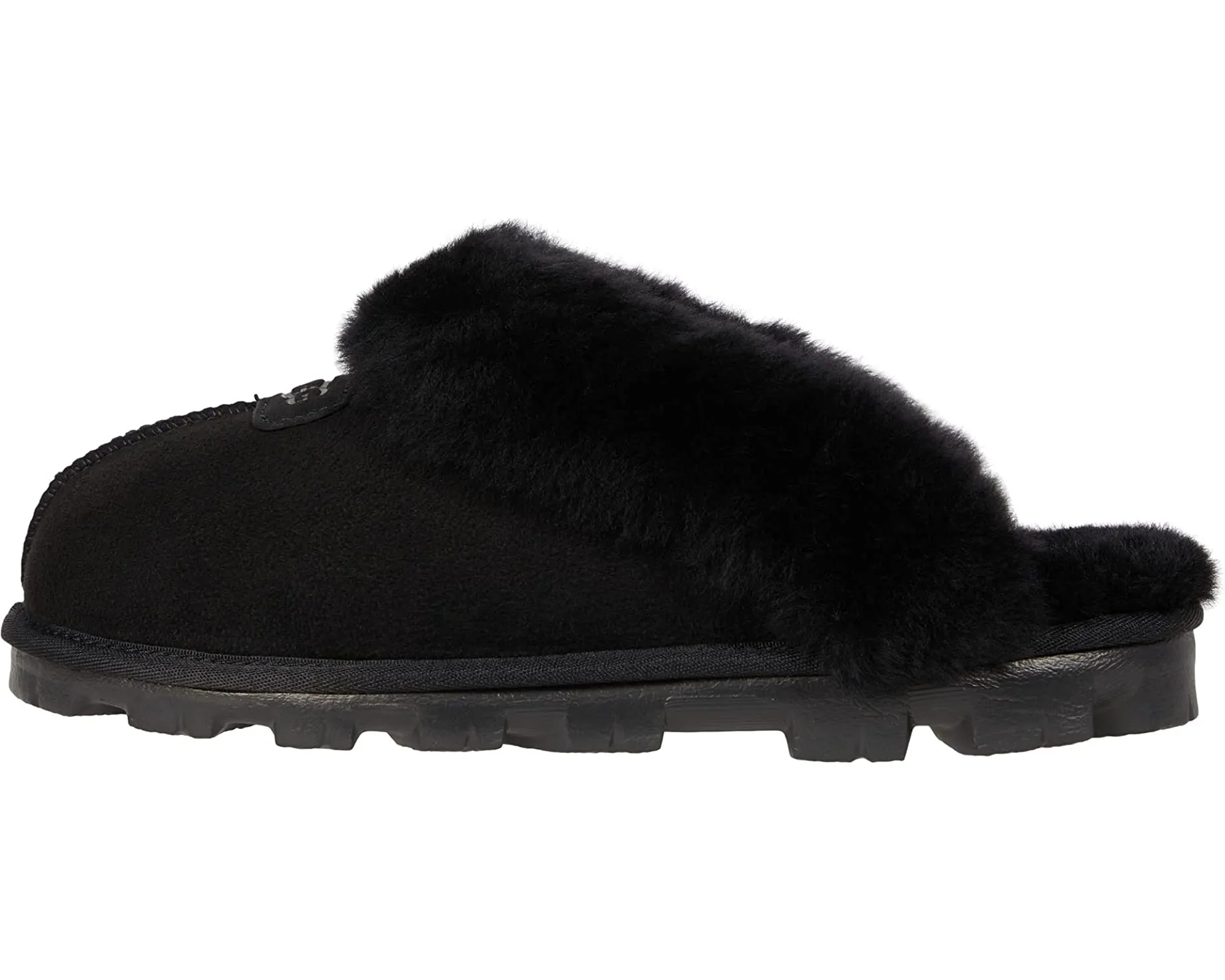 Coquette UGG slippers, black