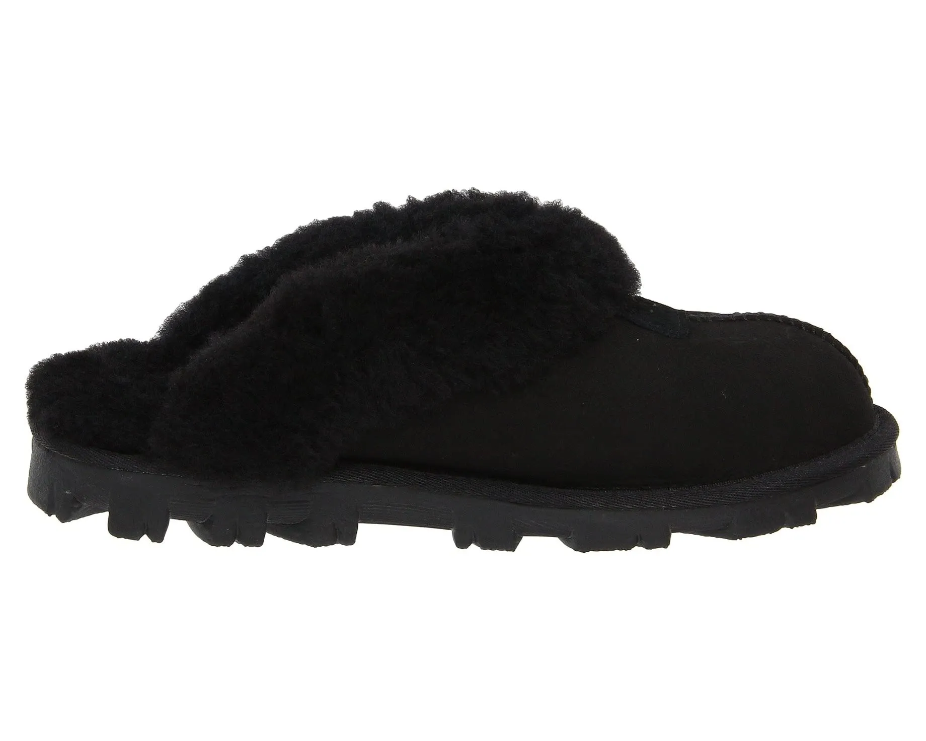 Coquette UGG slippers, black