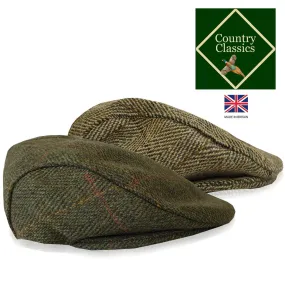 Country Classics Traditional Kids Flat Peaky Tweed Cap