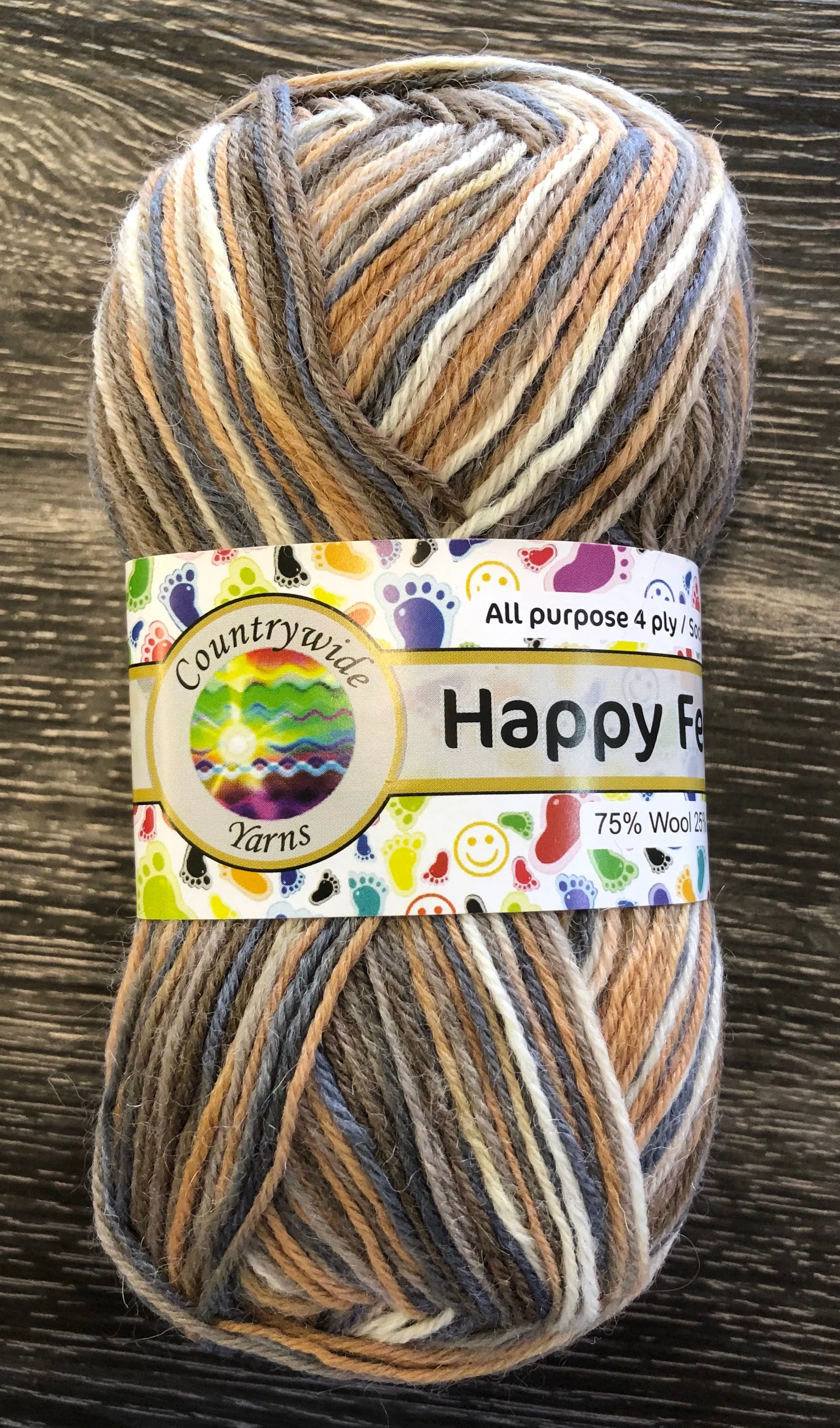 Countrywide New Zealand Happy Feet 4ply Sock Yarn