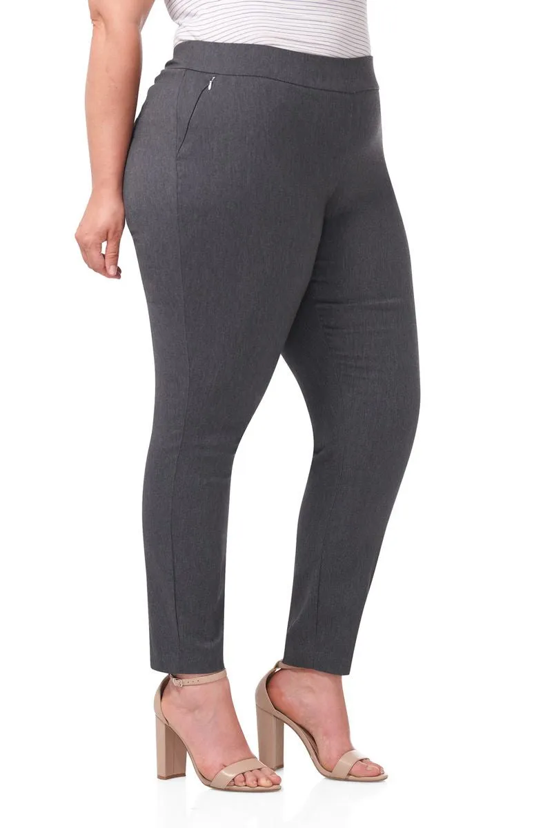 Curvy Tummy Control Work Pants with Real Pockets