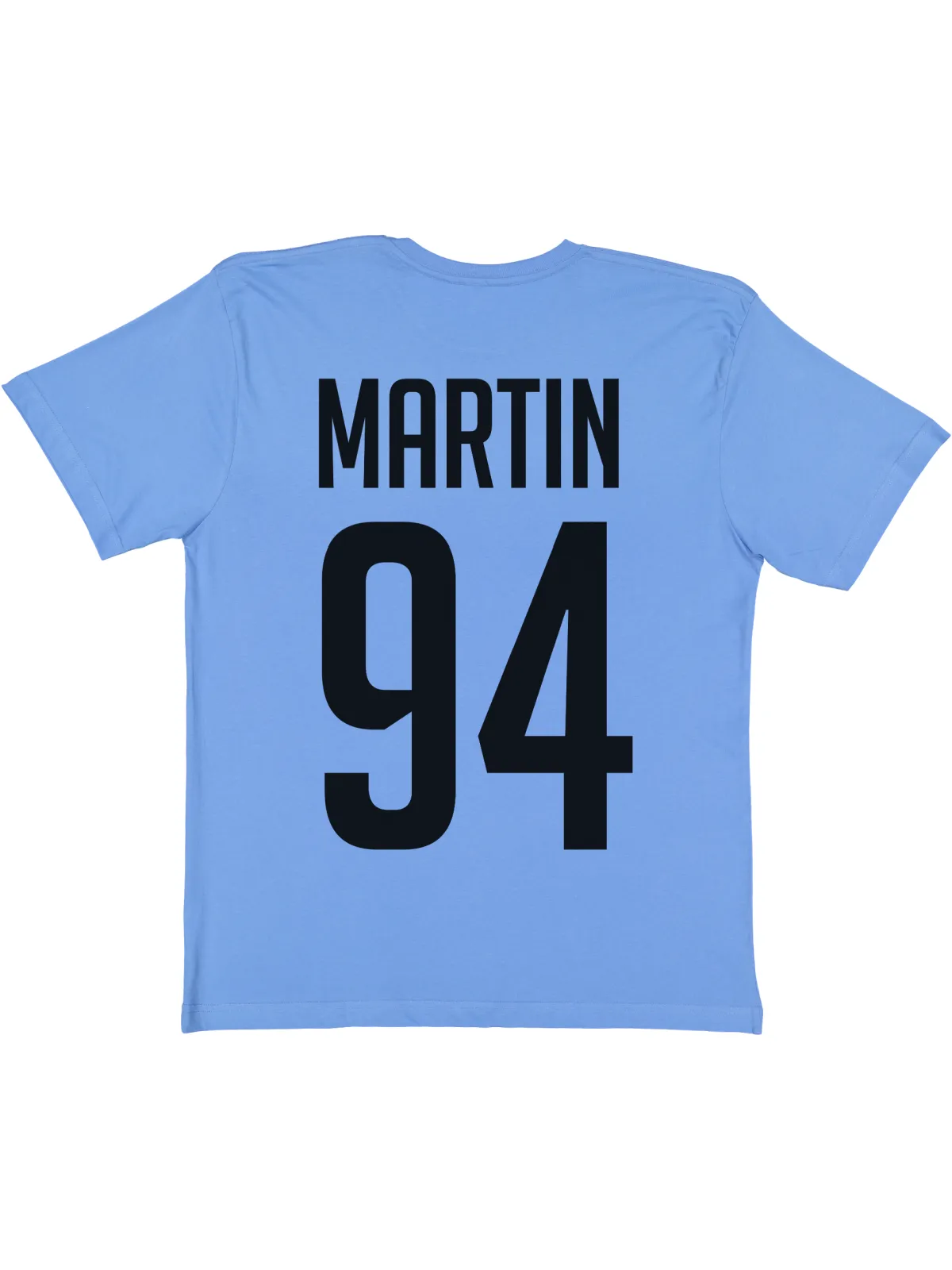 Daddy   Me Matching Jersey Shirts - Carolina Blue