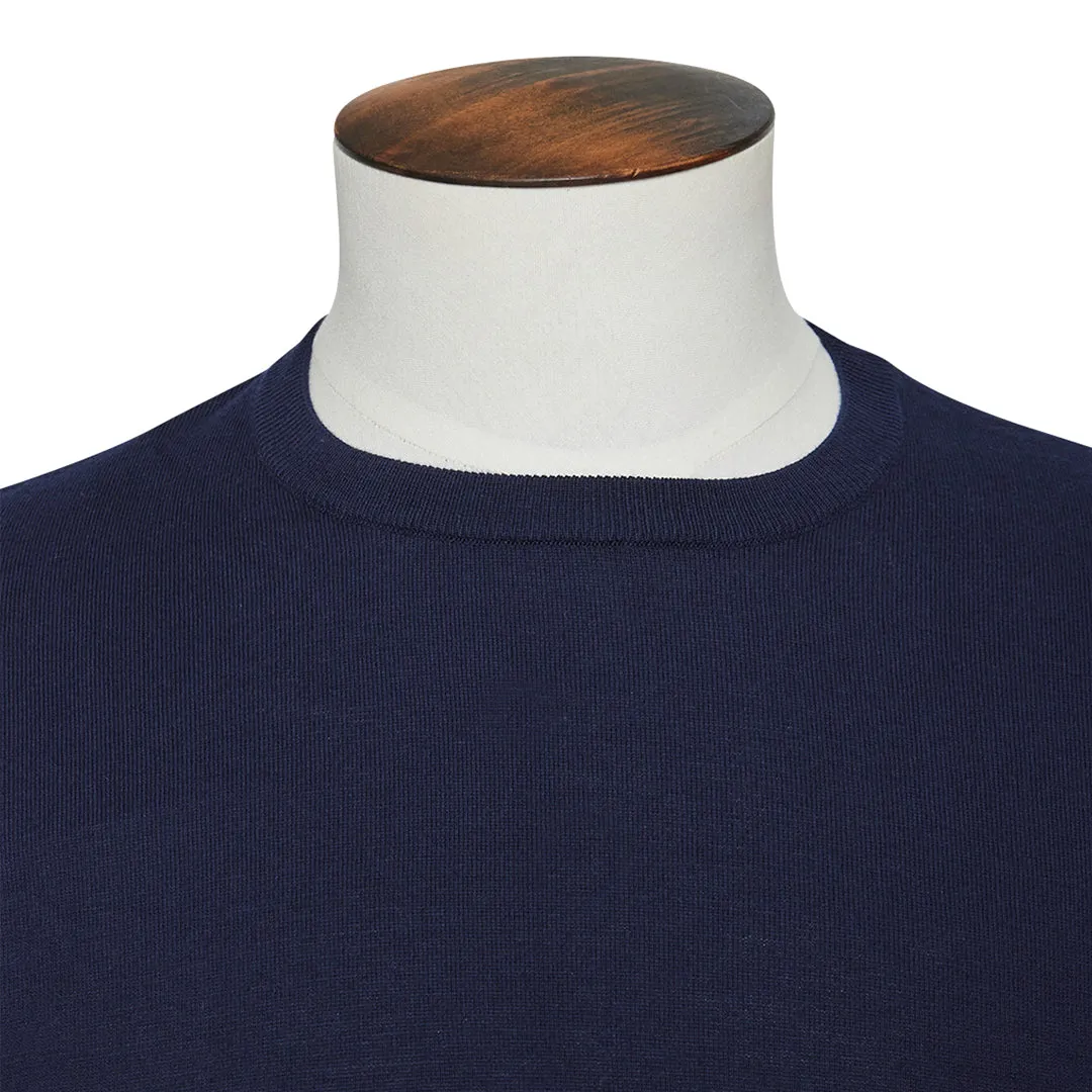 Dark Navy Ribbed T-Shirt