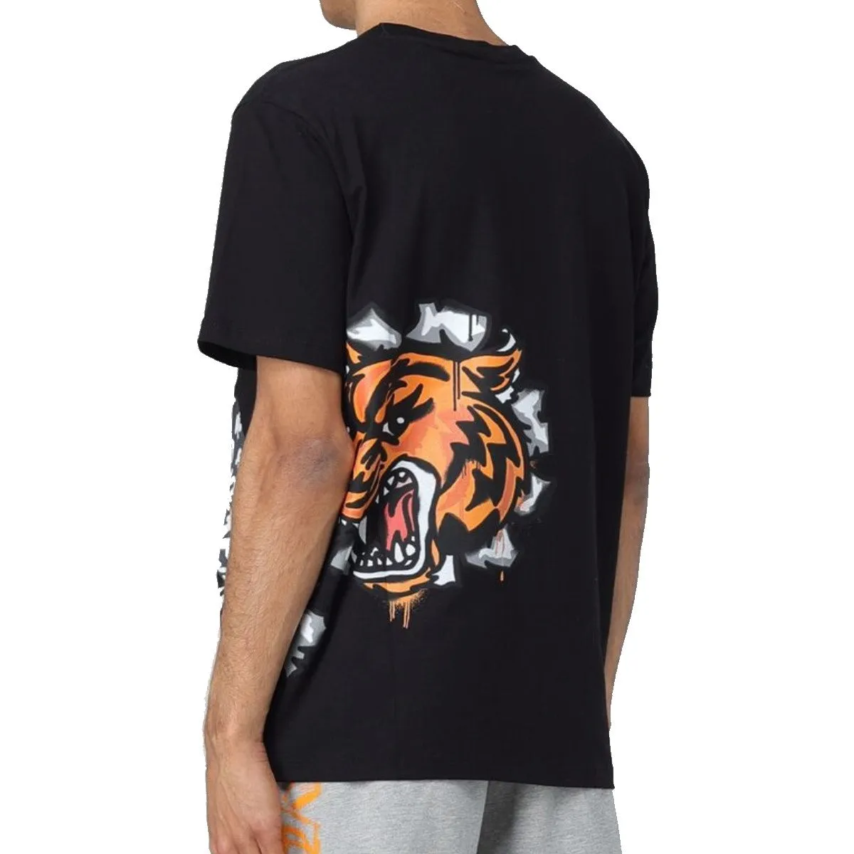 Disclaimer Tiger Graffiti T-Shirt Uomo