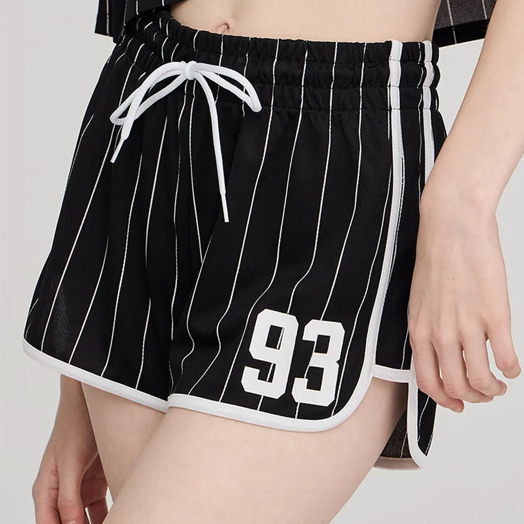 Drawstring Closure Gym Shorts