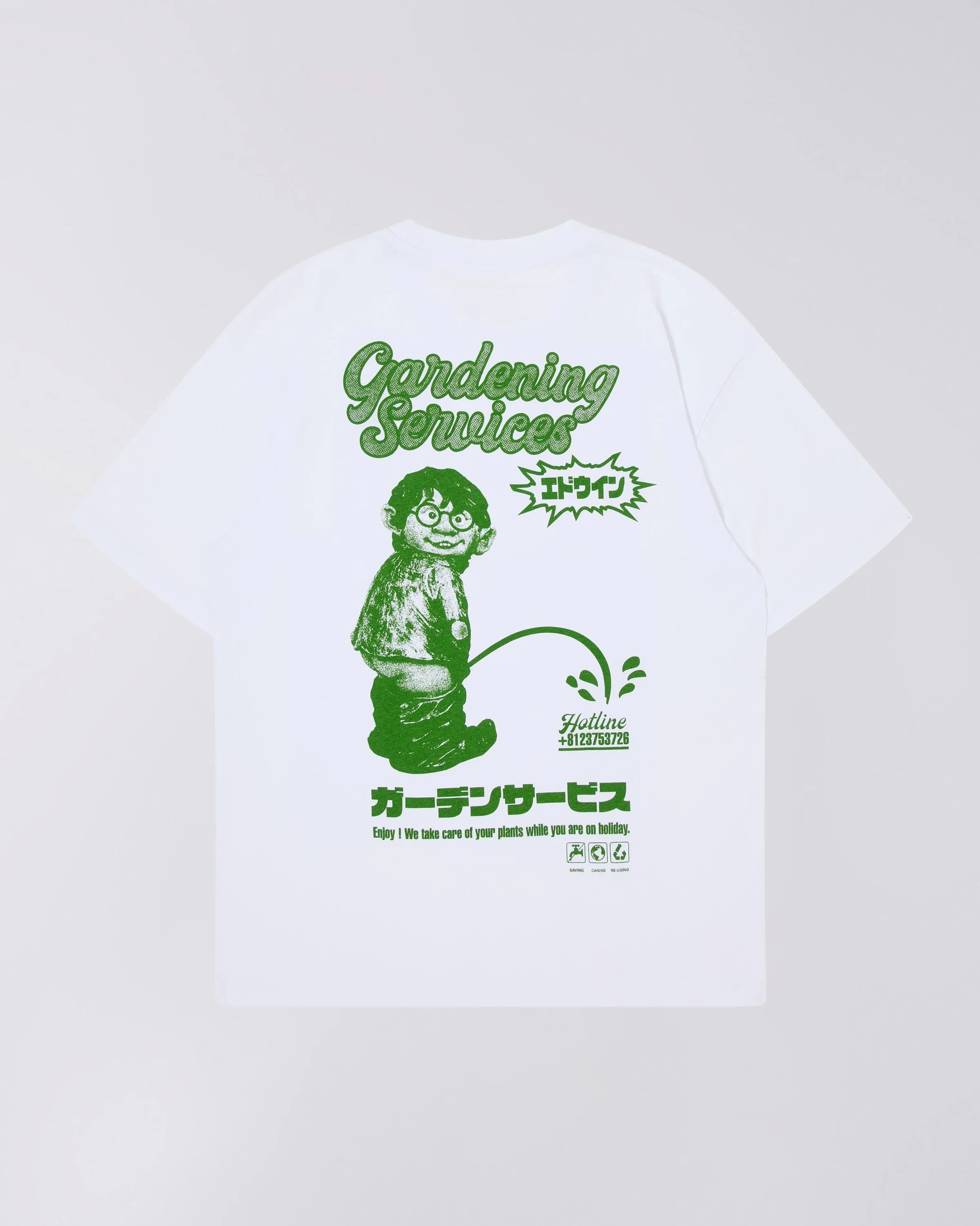 EDWIN Gardening Services T-Shirt White