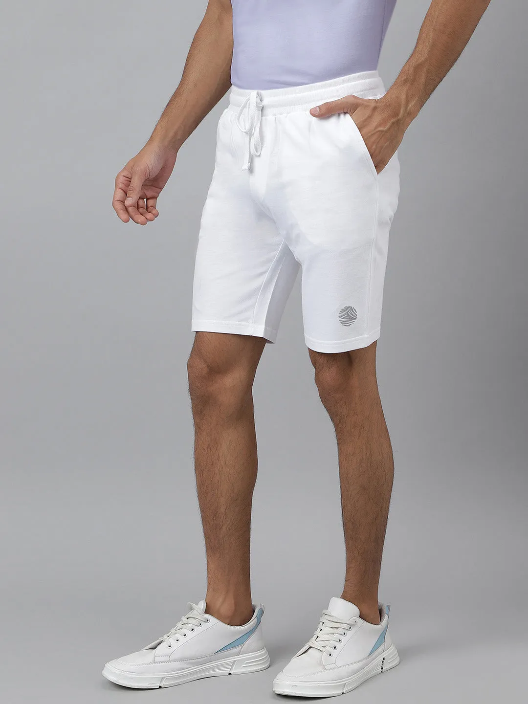 Essential 100% Cotton White Shorts - Edge