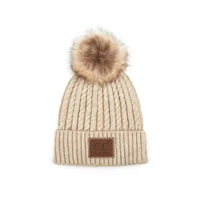 Hat - Winter Beanie CC. - Beige