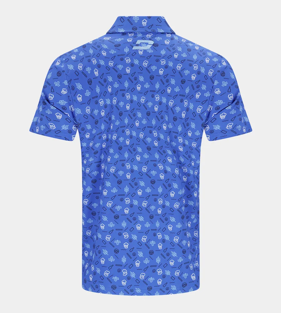 HOPS N BARLEY POLO - BLUE