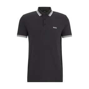 Hugo Boss Paddy Polo Shirt Dark Grey