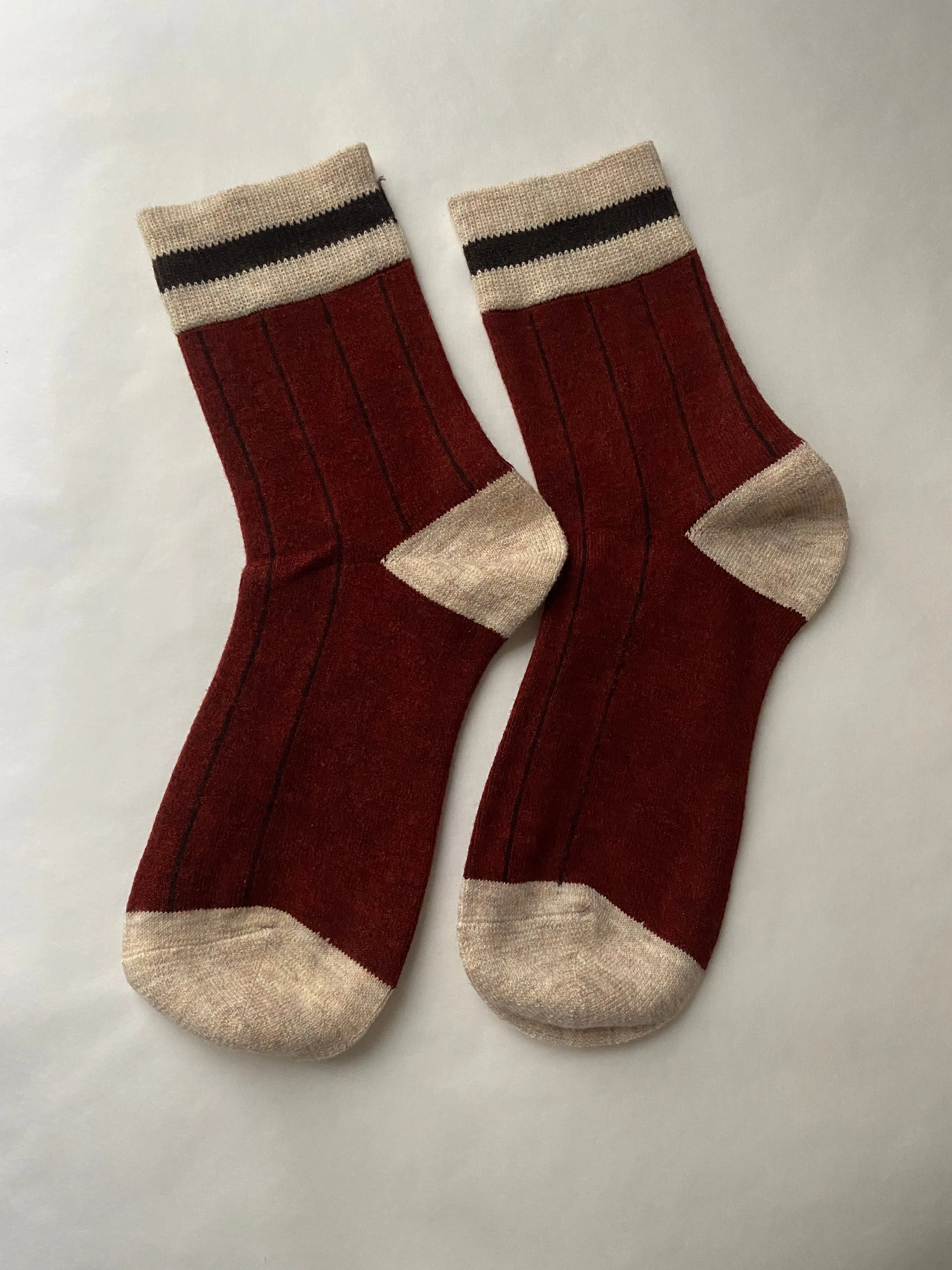 Lola socks bordeaux