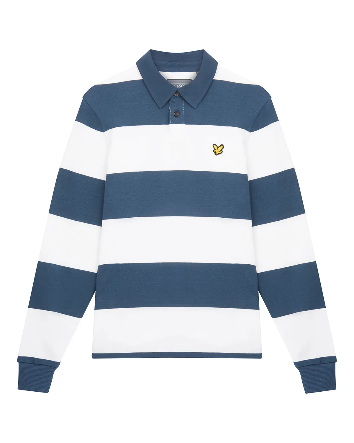 Lyle & Scott Golf Rugby Shirt Light Navy/White - SS23