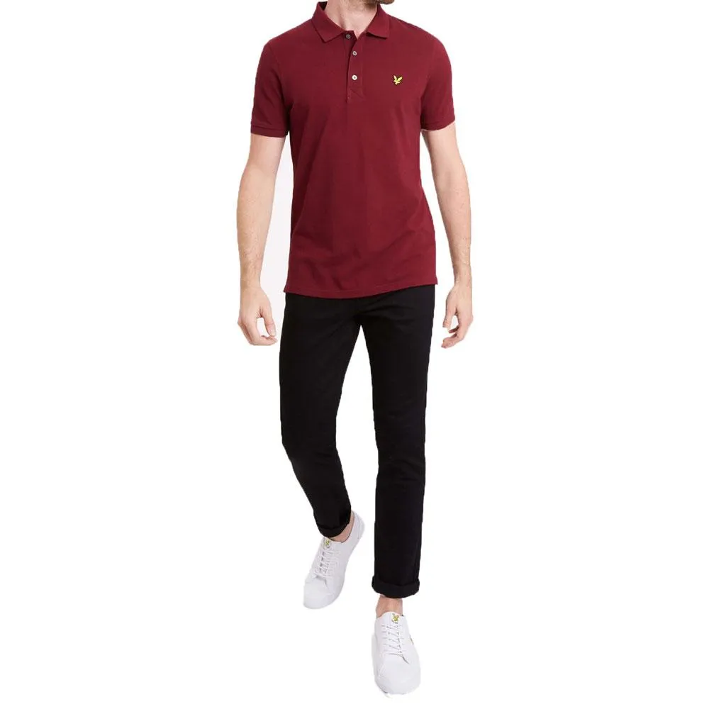 Lyle & Scott Polo Shirt  - Burgundy Claret Marl