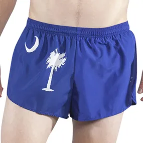 Men's 1" Elite Split Shorts- South Carolina