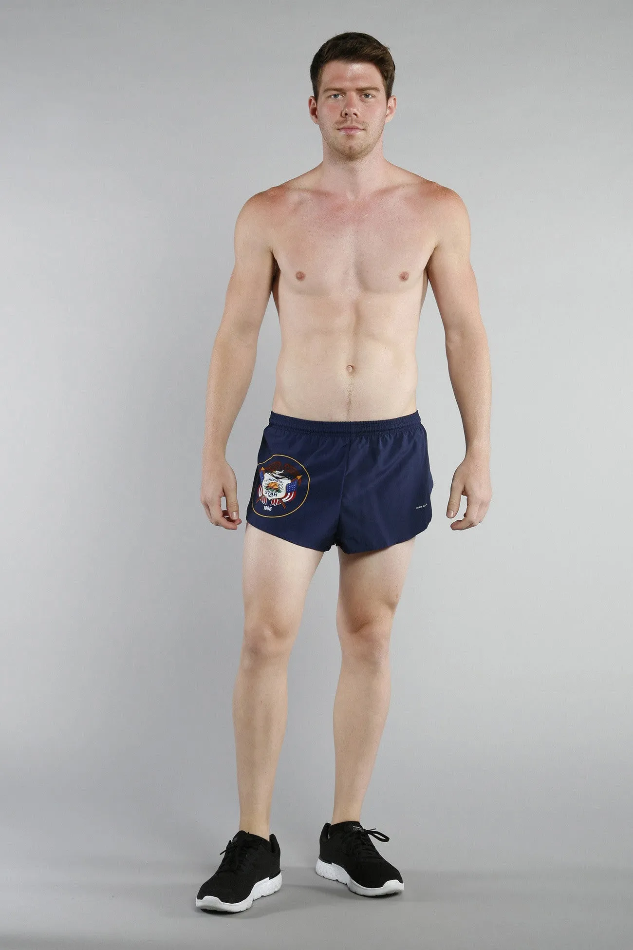 Men's 1" Elite Split Shorts- Utah