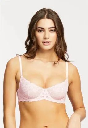 MONTELLE 9312 Flirt Demi Lace Bra in Blush