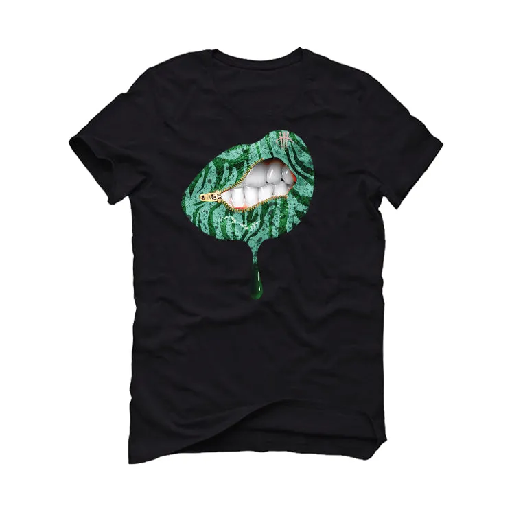 Nike Dunk Low "Snakeskin"| ILLCURRENCY Black T-Shirt (LIPS UNSEALED)