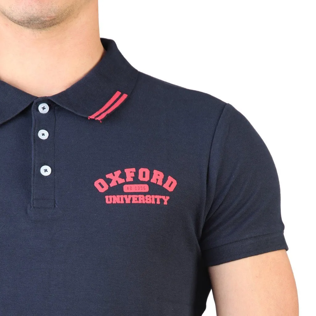 Oxford University Pique Polo - Navy