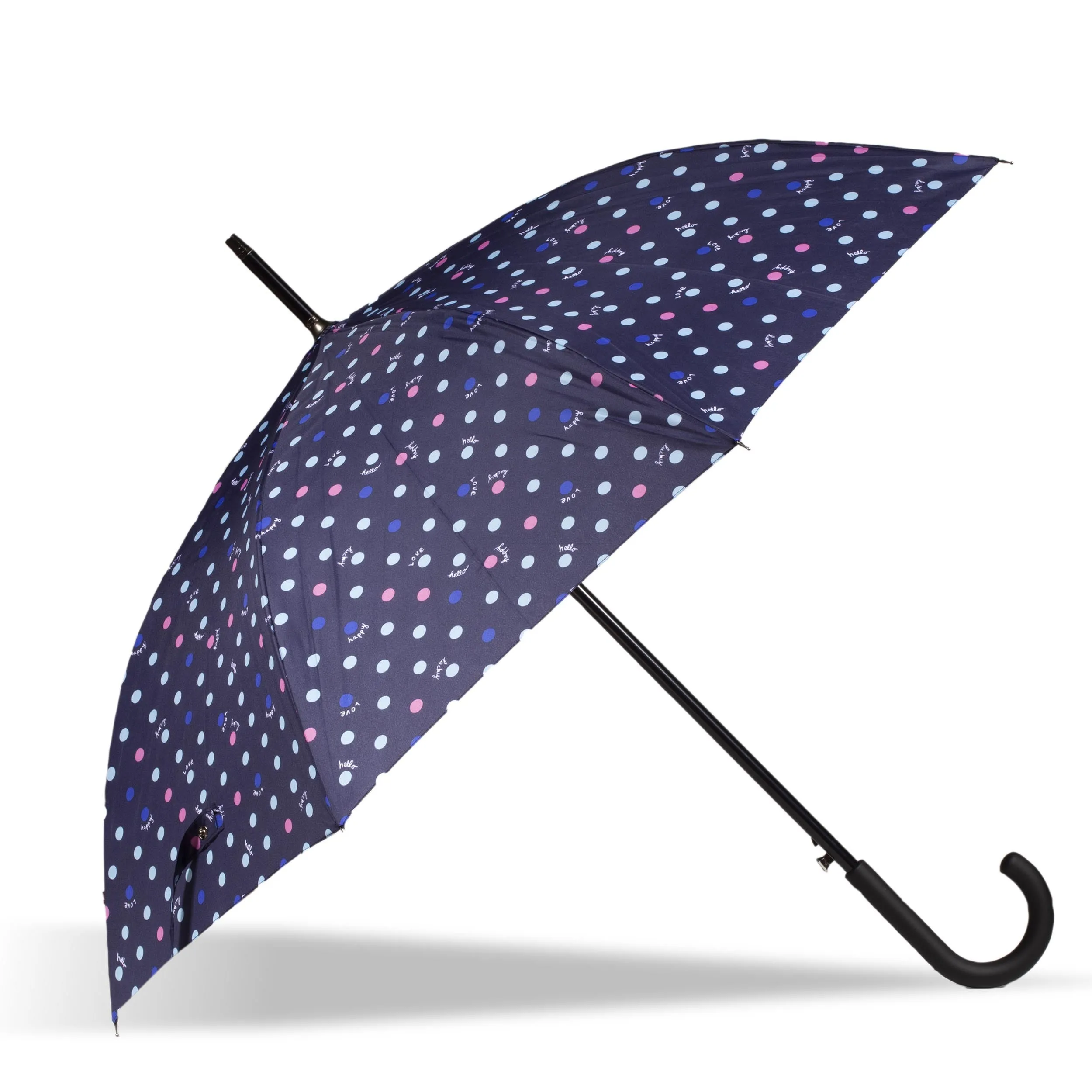 Parapluie Canne Auto Pois Hello