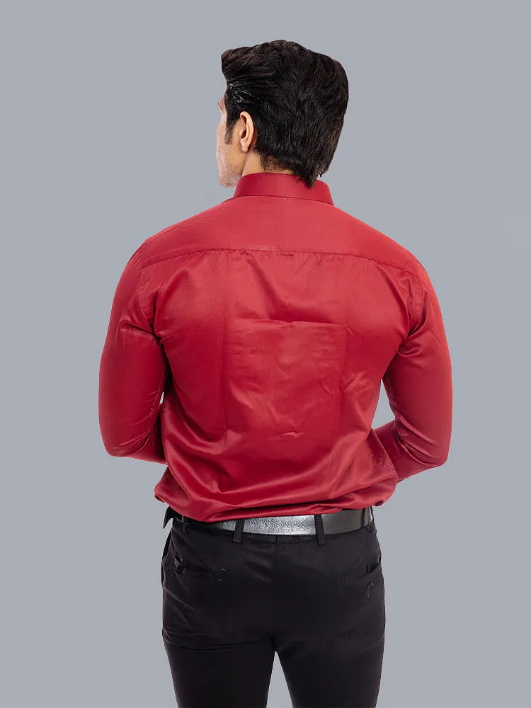 Plain Shirts For Men -  Red Formal Shirts for Men | Buy Now