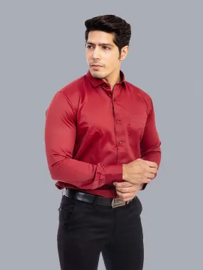 Plain Shirts For Men -  Red Formal Shirts for Men | Buy Now