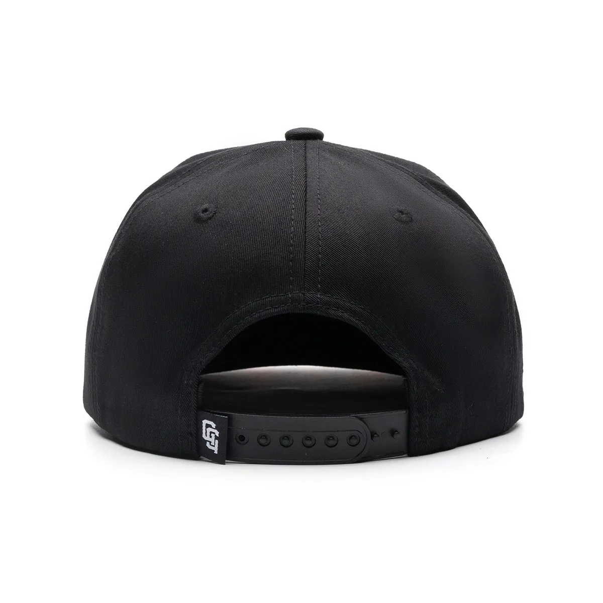 PlayGolf Black SnapBack Golf Hat - Flat Brim