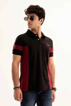 Red & Black polo