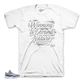 Retro 11 Cool Grey Shirt - Second Nature - White