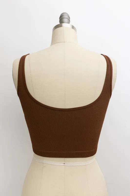 Ribbed Underline Seams Brami Top