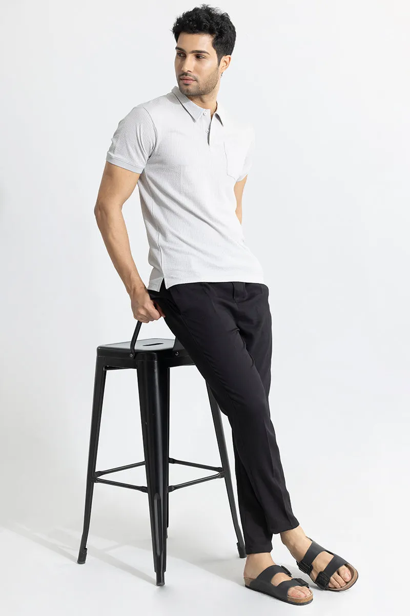 Roller Grey Polo T-Shirt