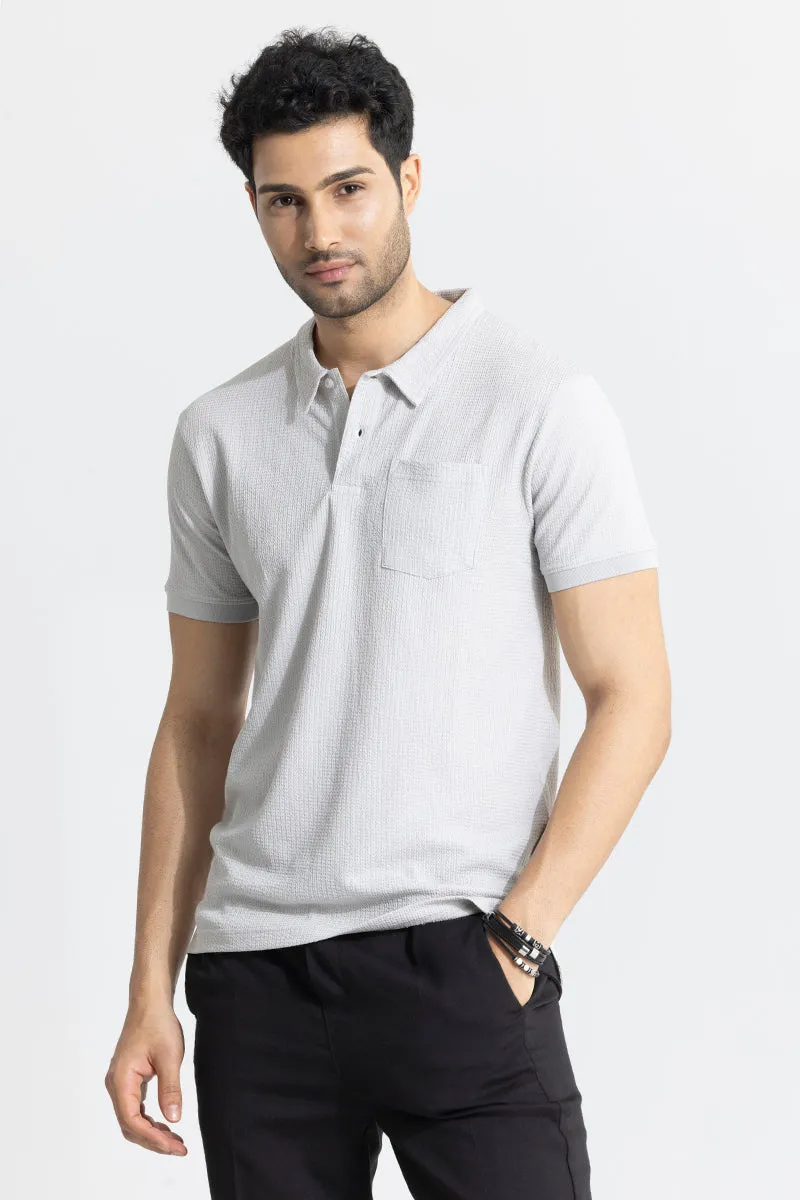 Roller Grey Polo T-Shirt