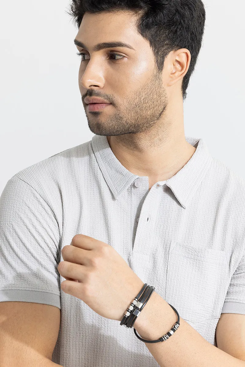 Roller Grey Polo T-Shirt