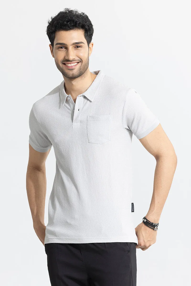 Roller Grey Polo T-Shirt