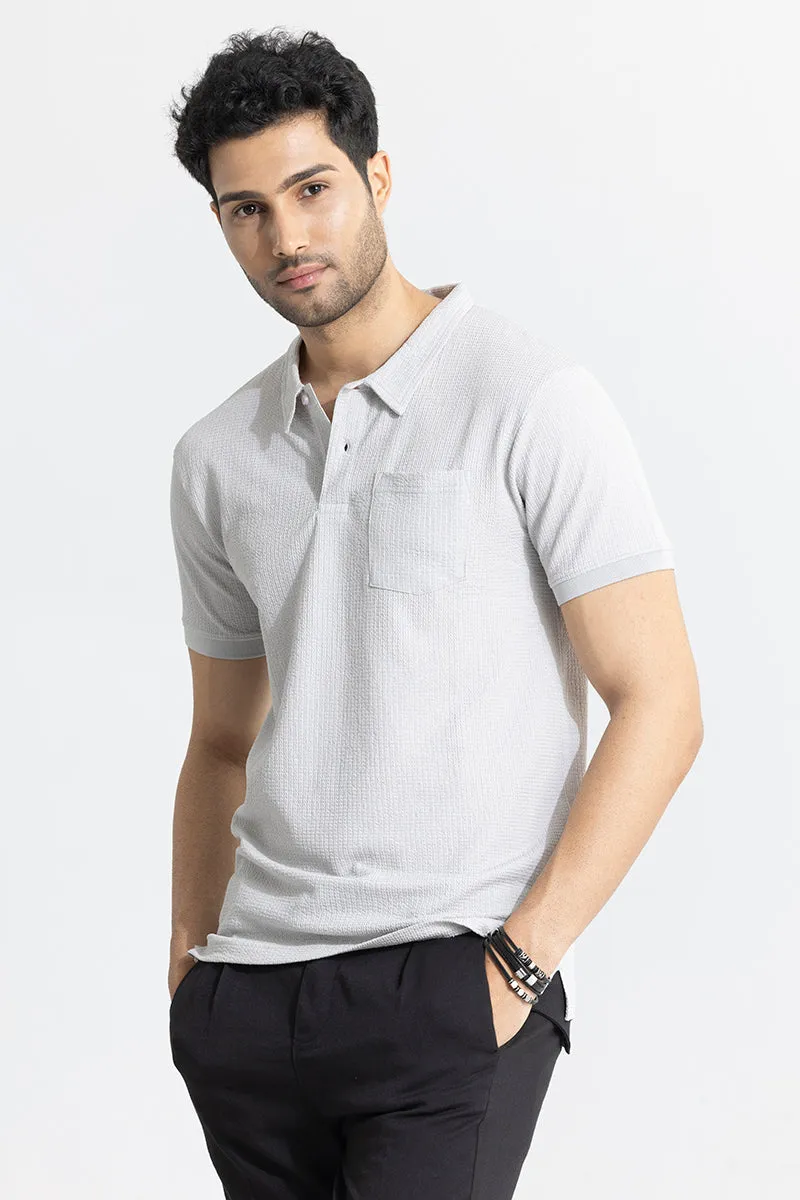 Roller Grey Polo T-Shirt