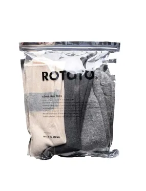 Rototo Rototo Special Trio Socks Gray